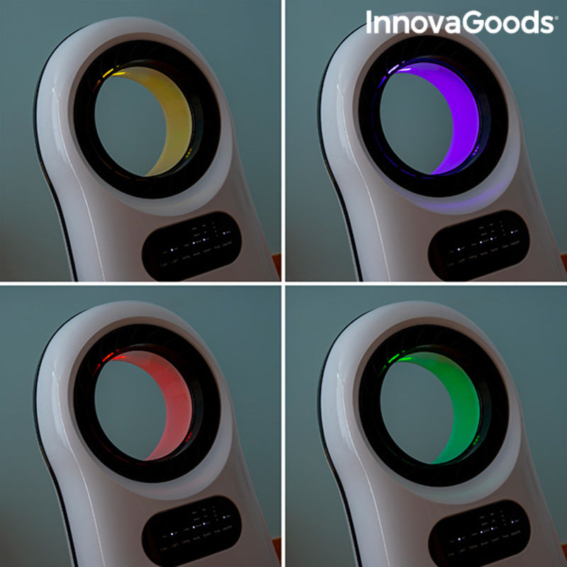 Bladloze, verdampende airconditioner met LED O·Cool InnovaGoods BLADELESS 90W Multicolour 90 W (Refurbished C)