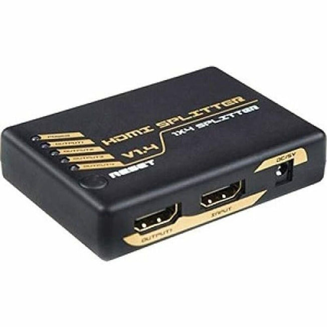 Splitter DCU 1x4 HDMI Zwart