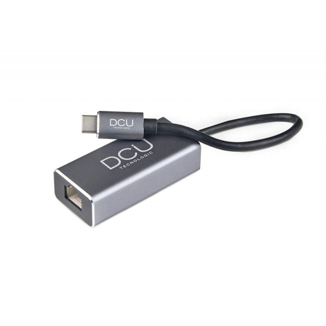 Adapter USB C naar Netwerk RJ45 DCU 391167 Grijs