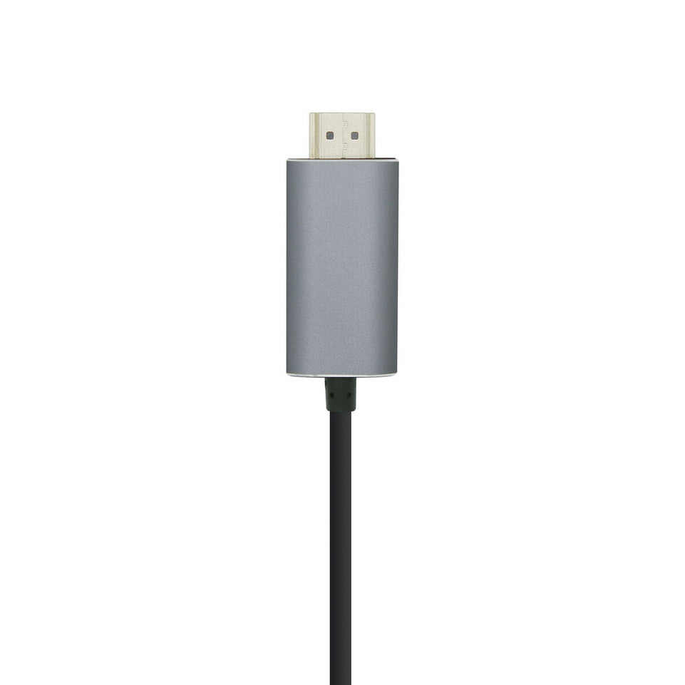 Kabel USB C naar HDMI Aisens A109-0392 Zwart 4K Ultra HD 80 cm