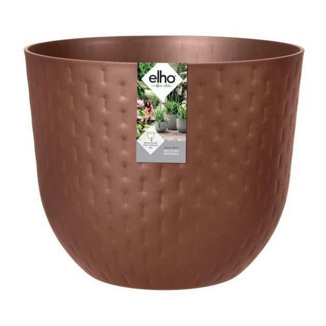 Bloempot Elho Fuente Grains Rond Bruin Plastic (Ø 46,5 x 38,4 cm)