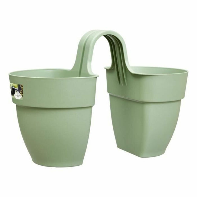 Bloempot Elho Vibia Campana Flower Twin Groen Ø 21 cm