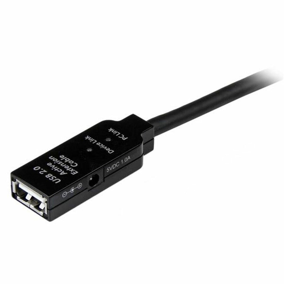 USB-kabel Startech USB2AAEXT5M          Zwart