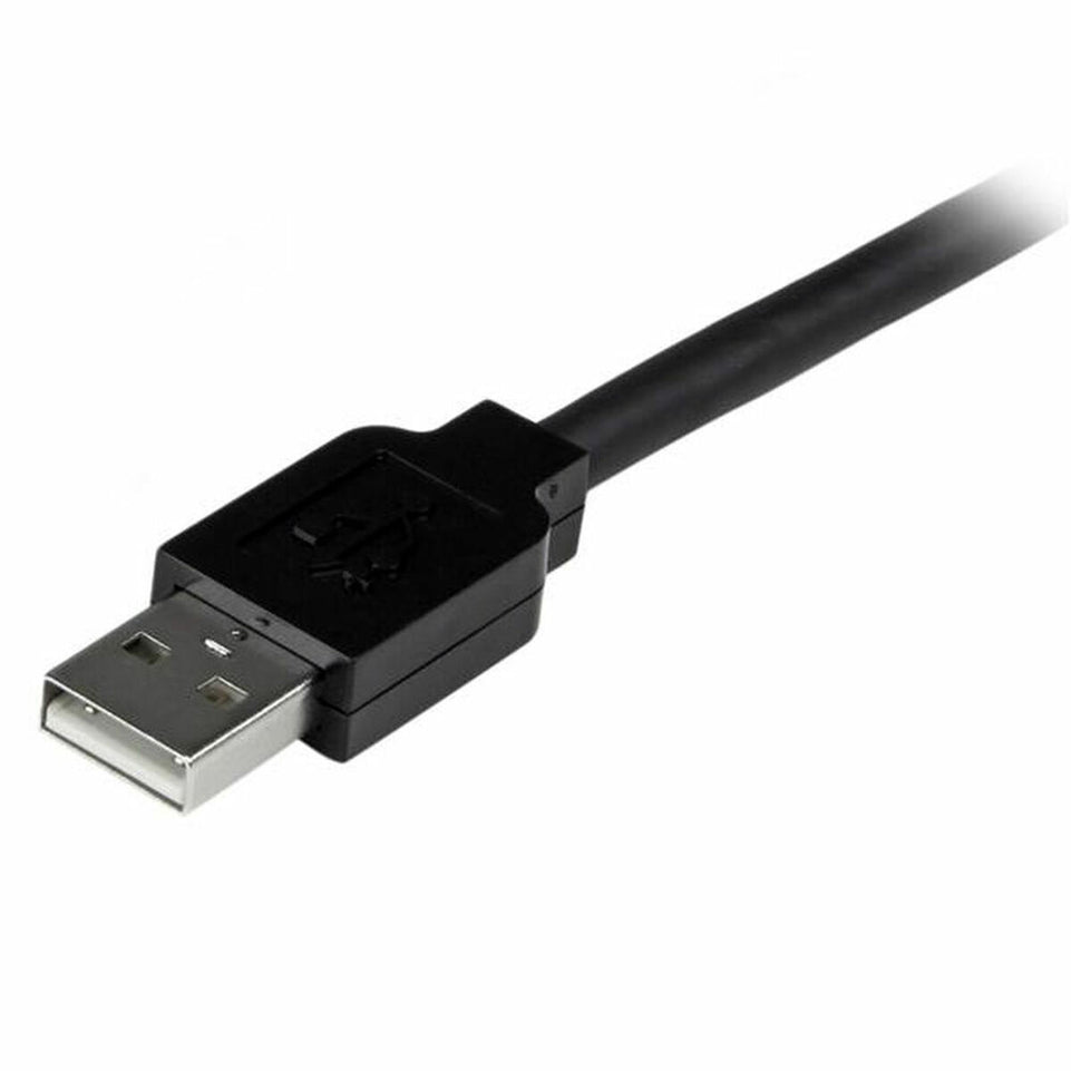 USB-kabel Startech USB2AAEXT5M          Zwart