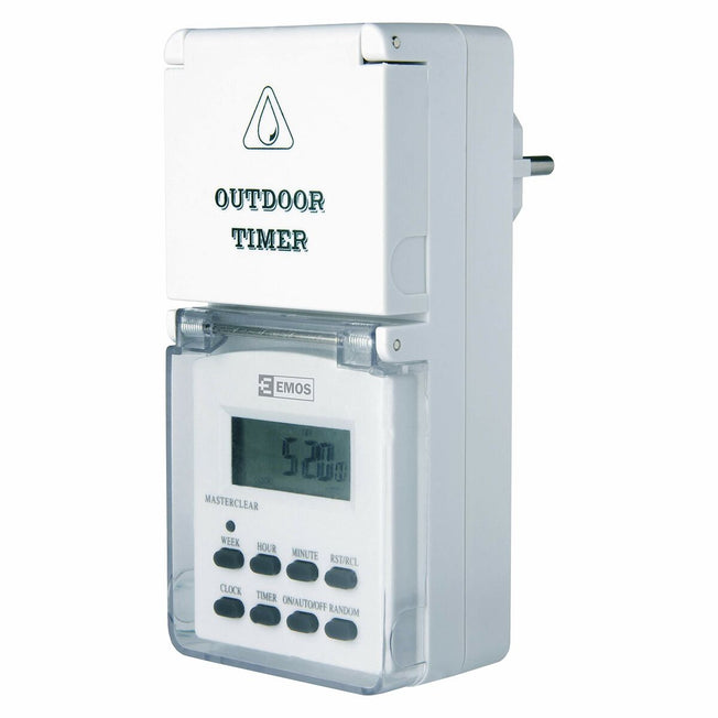 Timer EMOS Digitaal Buitenkant IP44 (Refurbished B)