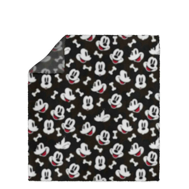 Huisdierendeken Mickey Mouse Zwart (100 x 0,5 x 70 cm)