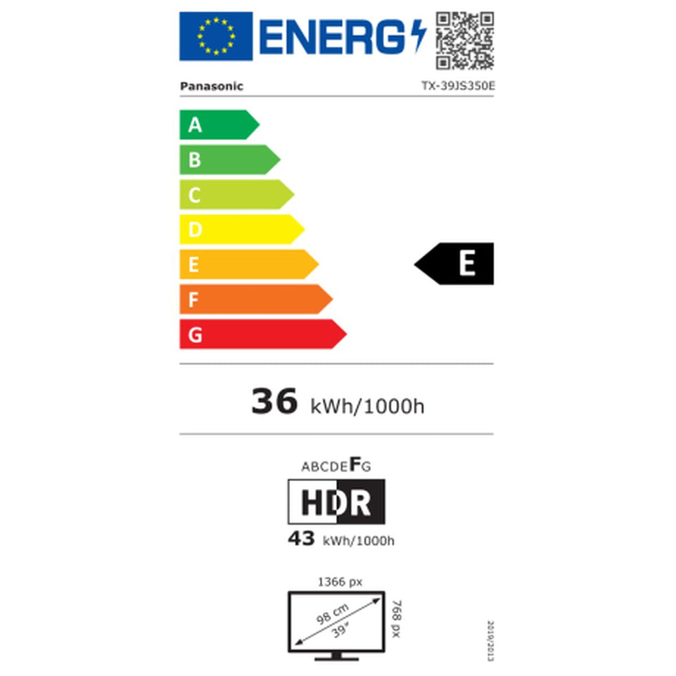 TV Panasonic TX39JS350E HD 39" LED HDR10