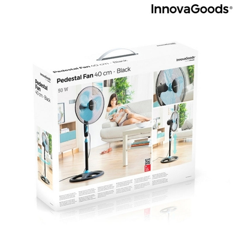 Staande ventilator InnovaGoods Pedestal Fan Ø 40 cm 50W 50 W (Refurbished C)