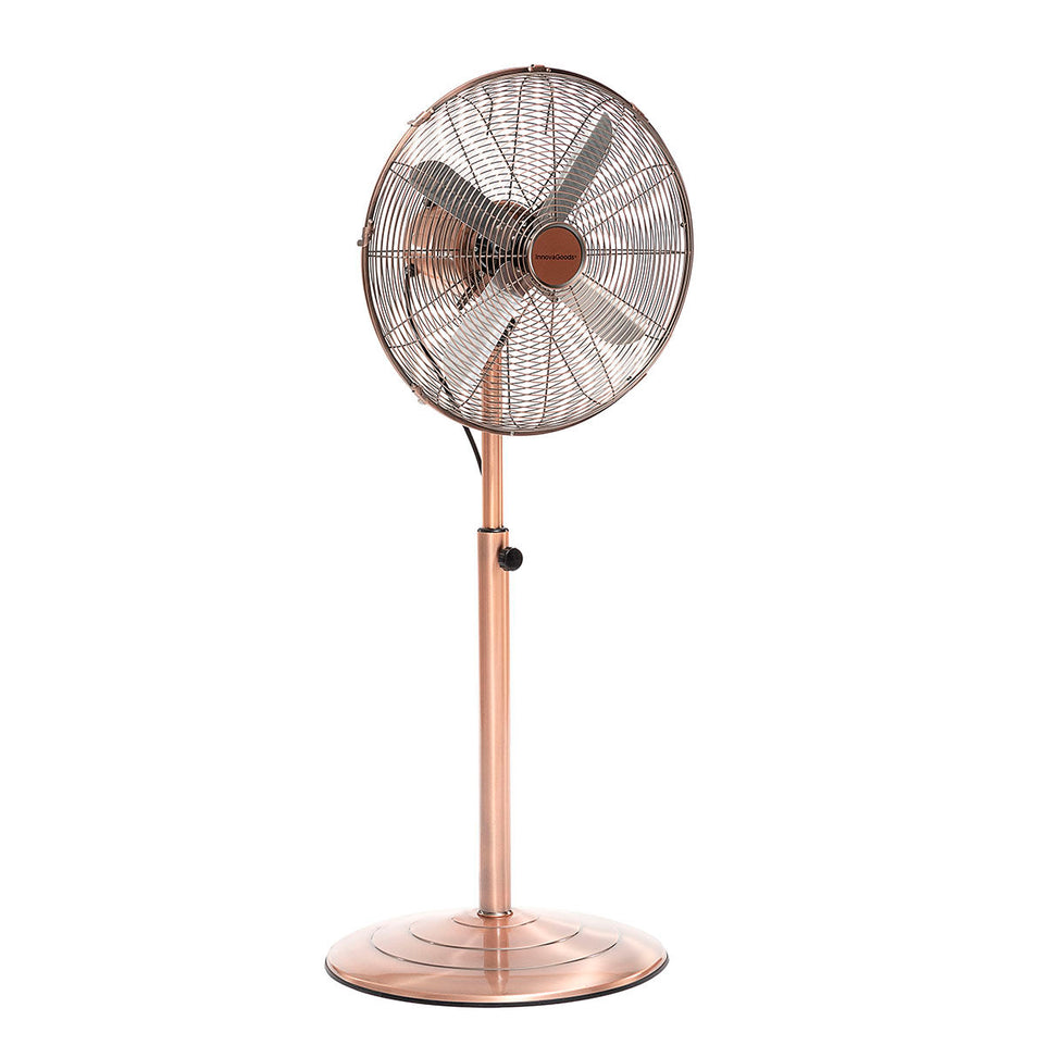 Staande ventilator Copper Retro InnovaGoods Ø 40 cm 55W (Refurbished C)