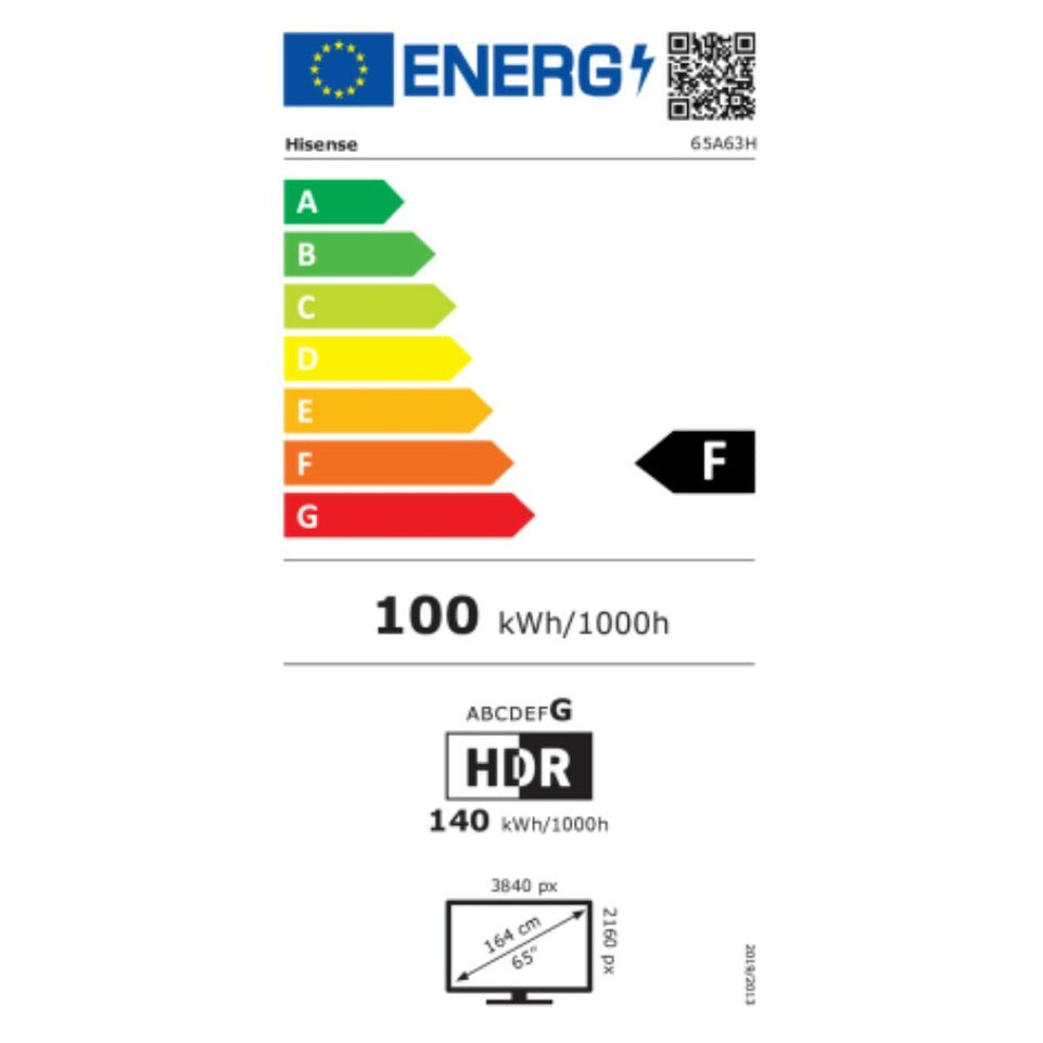 Smart TV Hisense 65A63H 65" 4K ULTRA HD LED WIFI