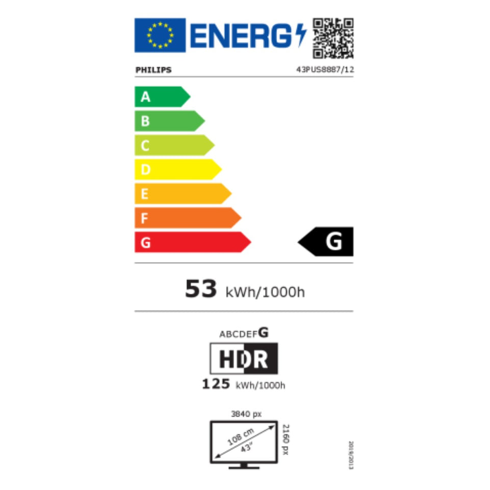 Smart TV Philips 43PUS8887/12 43" 4K ULTRA HD LED WIFI